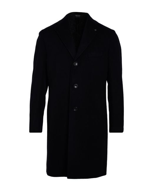 Tagliatore Black Coat for men