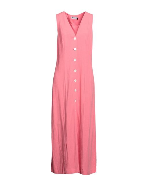 Rixo Pink Maxi Dress