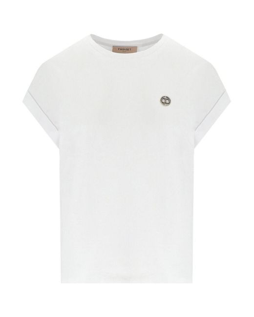 T-shirt di Twin Set in White