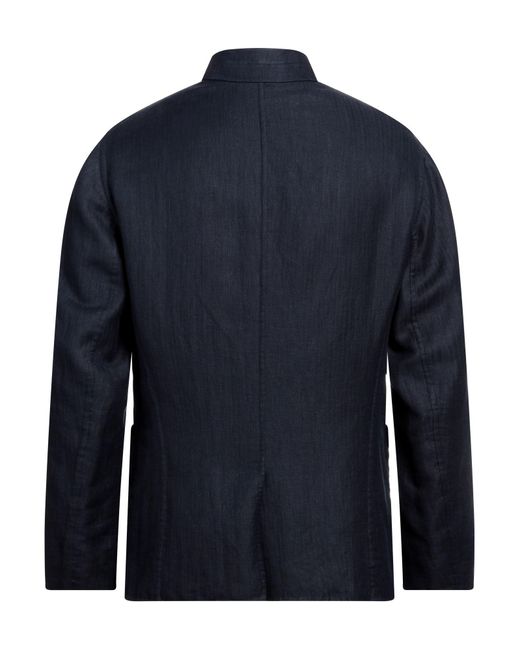 Brunello Cucinelli Blue Overcoat & Trench Coat for men