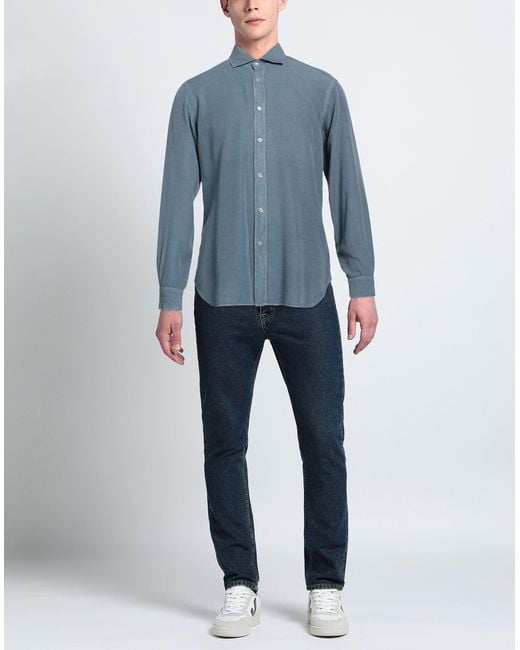Boglioli Blue Shirt for men