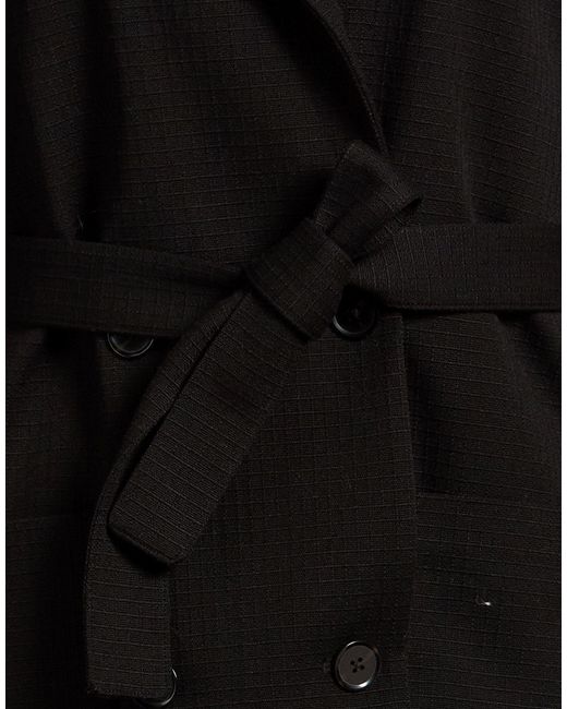 The North Face Black Coat Polyester, Wool