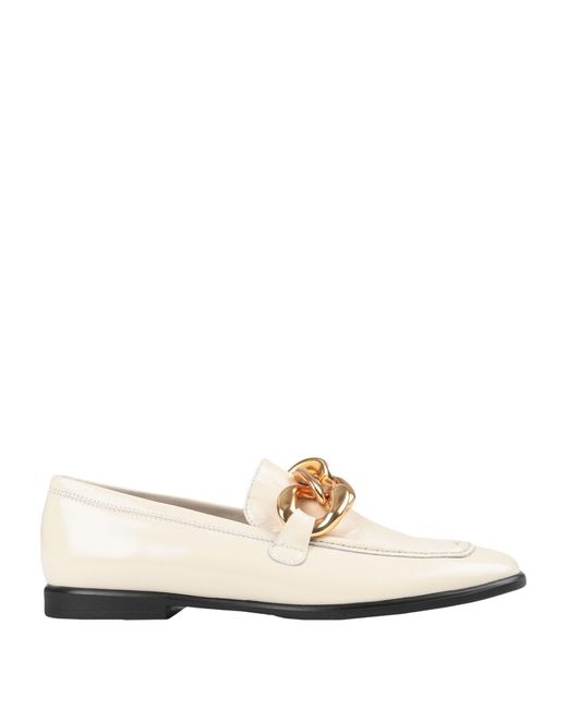 Bianca Di White Ivory Loafers Soft Leather