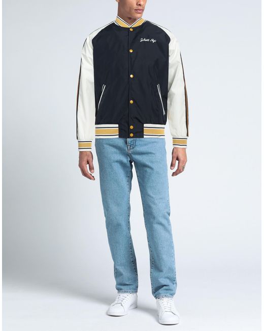 Schott Nyc Blue Jacket for men