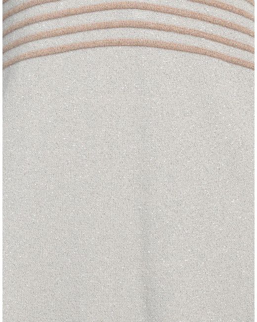 Akep White Mini Dress Viscose, Polyamide, Polyester