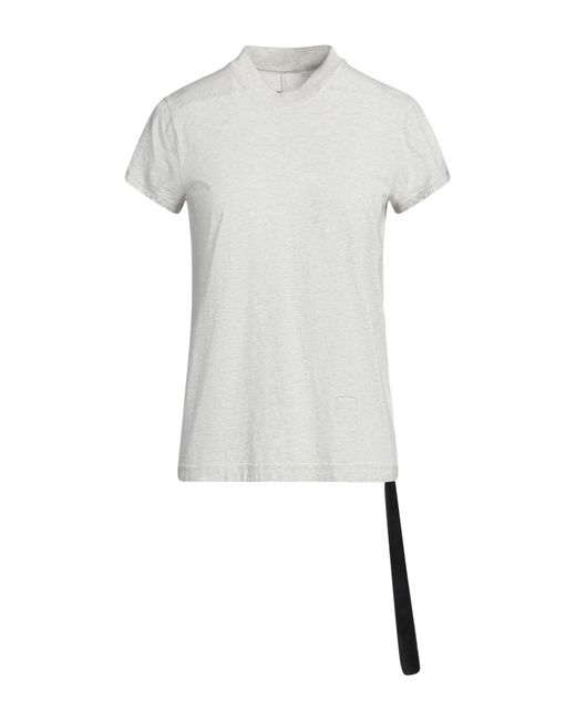 Rick Owens Gray Light T-Shirt Cotton