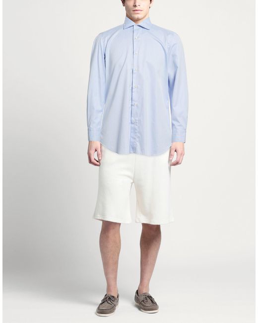 Finamore 1925 Blue Shirts for men