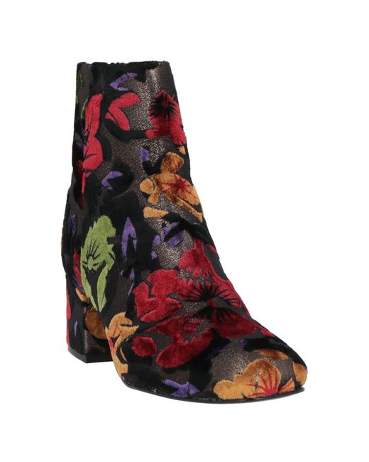 Pollini Red Ankle Boots