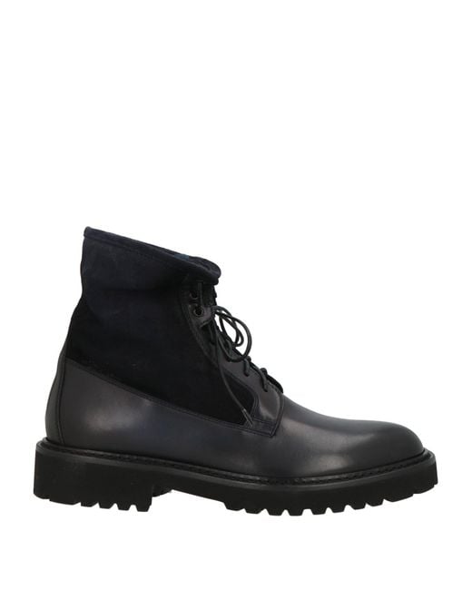 Doucal's Black Ankle Boots for men