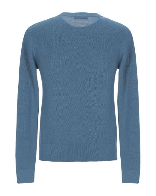 Sandro Wool Sweater in Slate Blue (Blue) for Men - Lyst