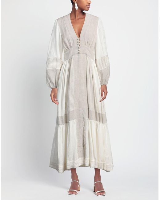 Forte White Maxi Dress Linen