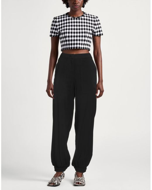 Kaos Black Pants Viscose, Polyester