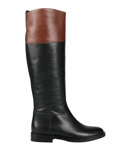 Obuca Pollini Pollini Boot Leather in Black | Lyst