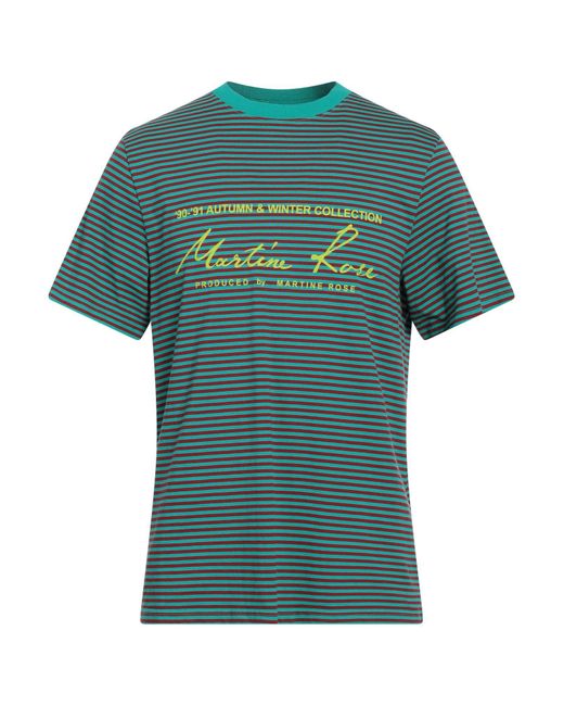 T-shirt di Martine Rose in Green da Uomo