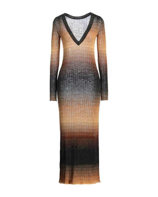 Robe Midi Roberto Collina en coloris Natural
