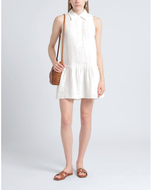 MAX&Co. White Mini-Kleid