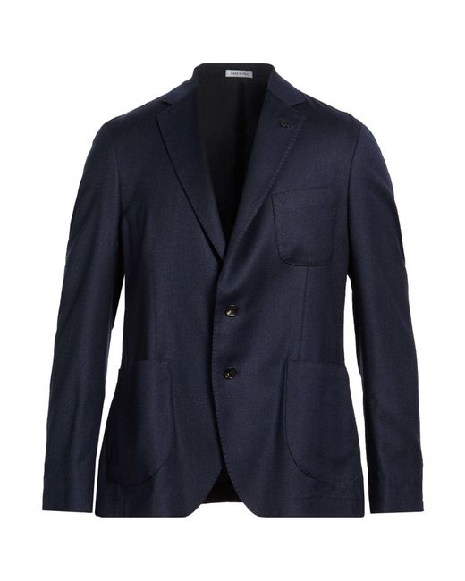 BRERAS Milano Blue Blazer Virgin Wool for men