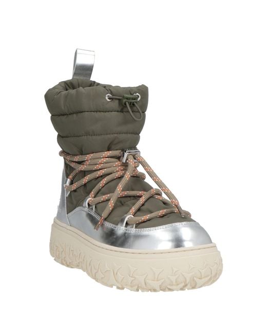 Inuikii Natural Ankle Boots Textile Fibers