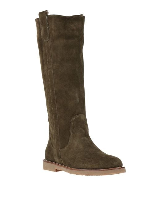 Inuovo Brown Military Boot Leather
