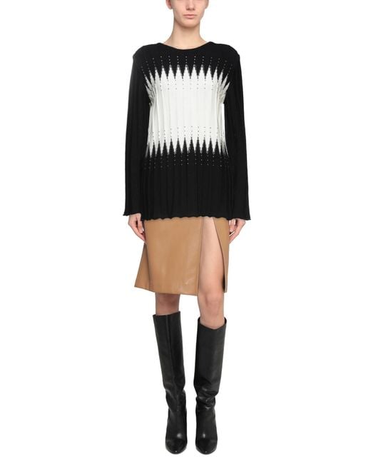 Clips Black Sweater Virgin Wool