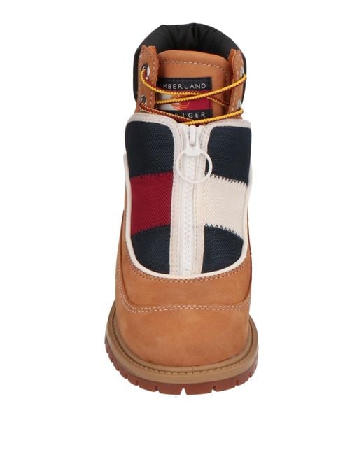 TOMMY HILFIGER x TIMBERLAND Brown Ankle Boots