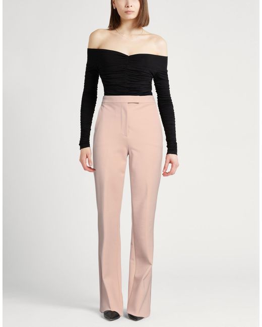 Max Mara Natural Blush Pants Viscose, Polyamide, Elastane