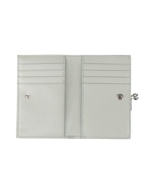 Jil Sander Gray Wallet Leather