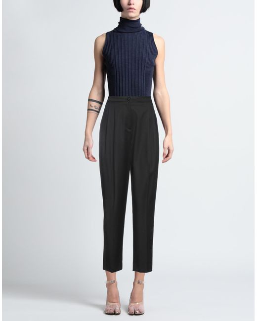 Nora Barth Black Pants Polyester, Viscose, Elastane