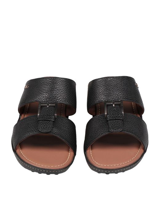 Tod's Black Sandals for men