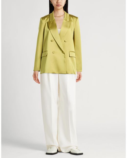 ViCOLO Yellow Blazer Polyester, Elastane