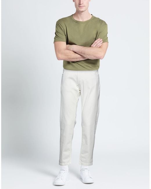 Pantalone di Eleventy in White da Uomo
