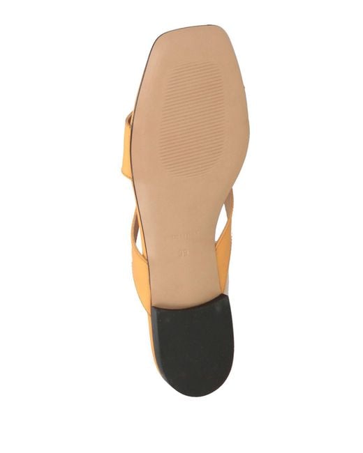 Bervicato Metallic Thong Sandals