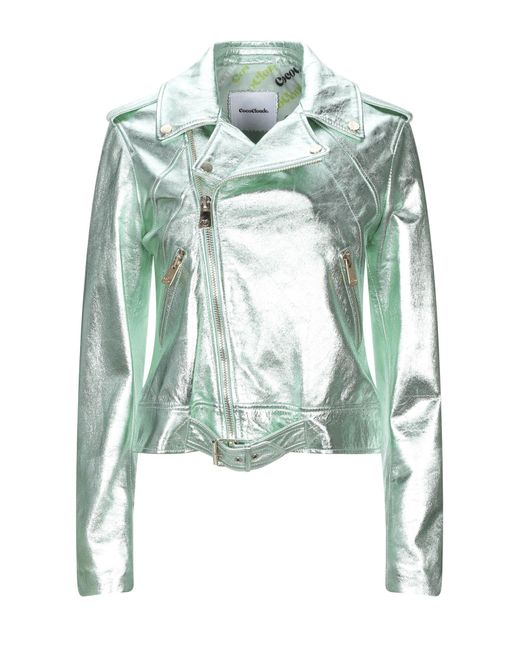 Coco Cloude Green Jacket Leather