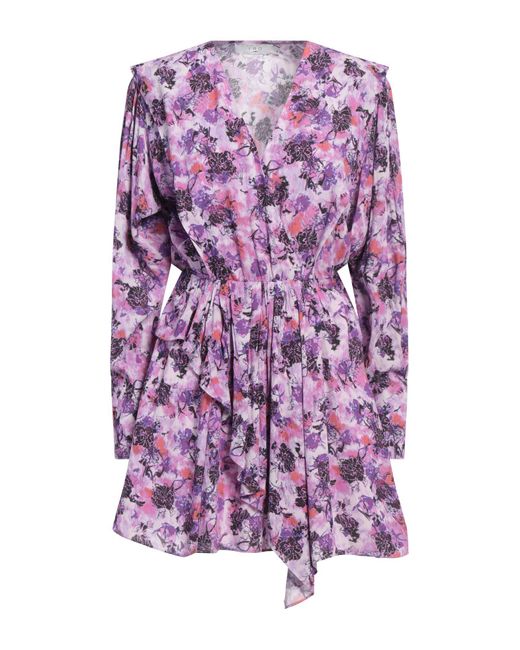 IRO Purple Mini-Kleid