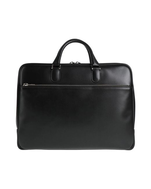 Valextra Black Handbag Leather for men