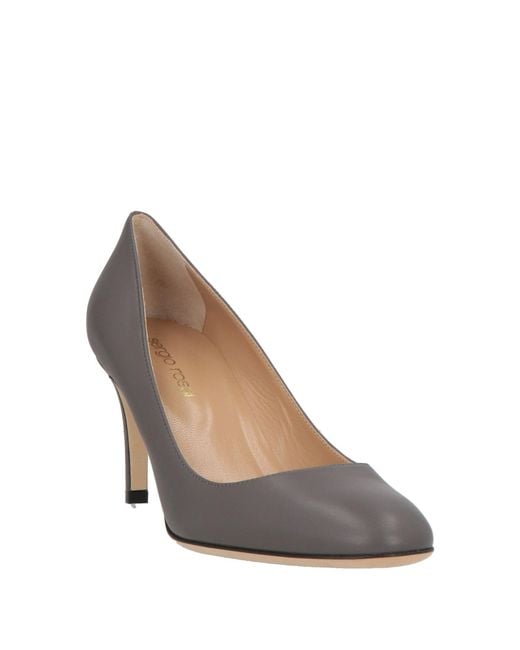 Sergio Rossi Gray Pumps