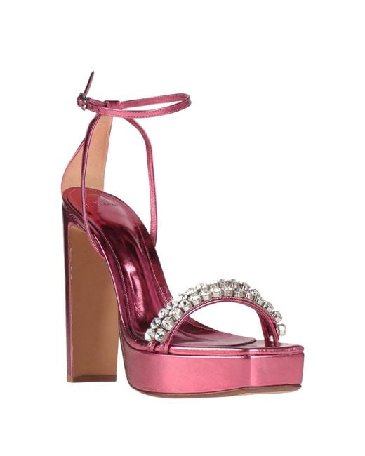 Alexandre Birman Pink Fuchsia Sandals Leather