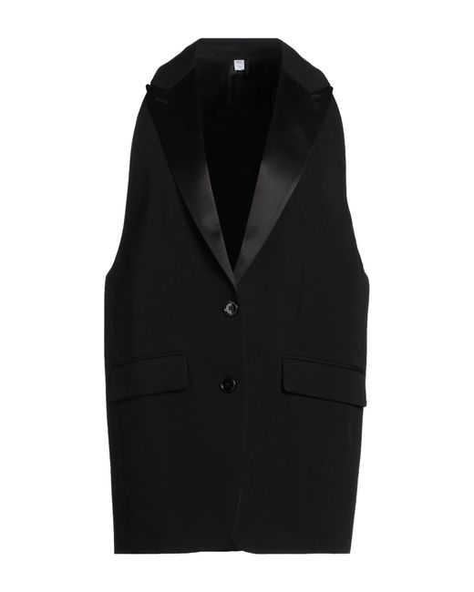 Blazer Burberry en coloris Black