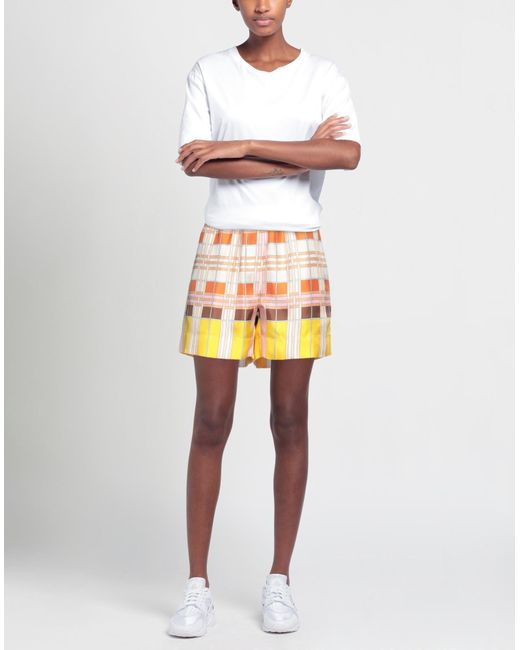 Burberry Orange Shorts & Bermuda Shorts