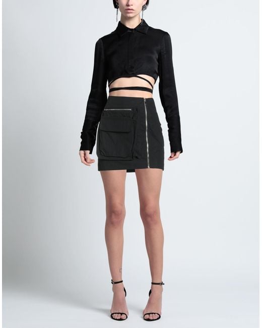 Isabelle Blanche Black Mini Skirts