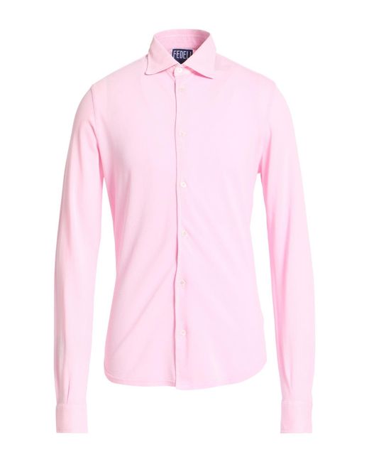 Fedeli Pink Shirts for men
