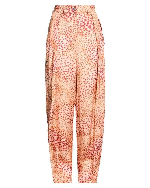 Dries Van Noten Orange Pants Viscose