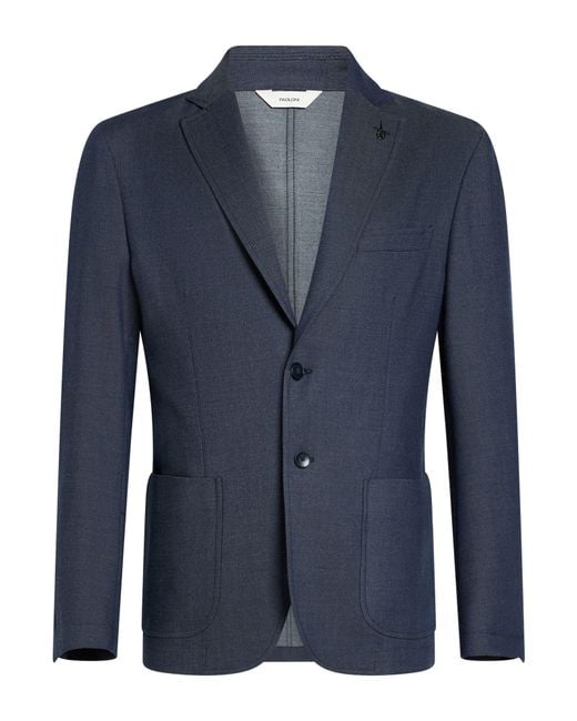 Paoloni Blue Blazer for men