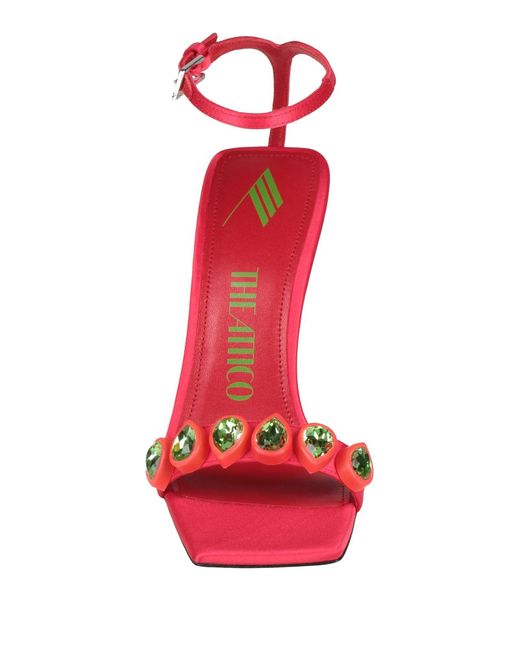 The Attico Red Sandals