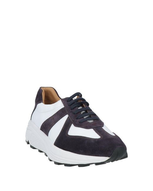 Fabiano Ricci Blue Sneakers Leather for men