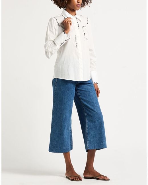 Camisa Aviu de color White