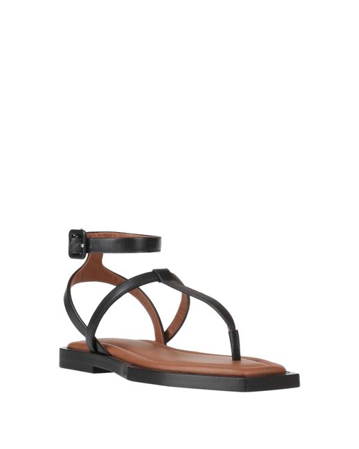 AMI Brown Thong Sandal