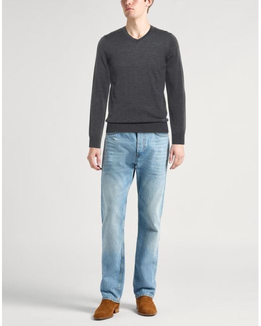Emporio Armani Gray Sweater for men