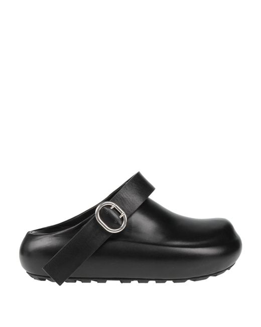 Jil Sander Black Mules & Clogs