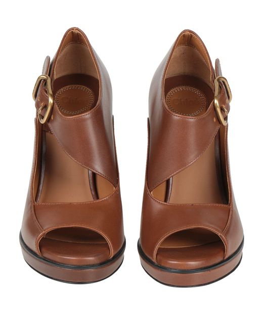 Chloé Brown Pumps Leather